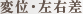 変位・左右差