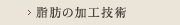 脂肪の加工技術